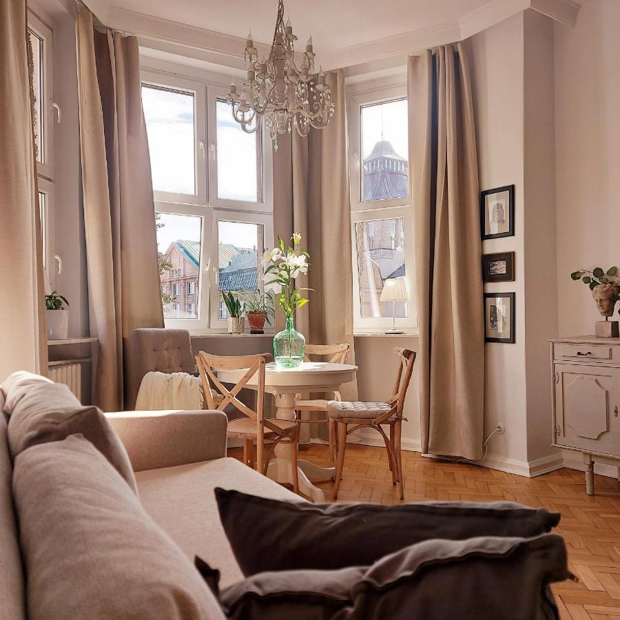 Apartament W Kamienicy W Sercu Miasta Szczecin Waly Chrobrego Buitenkant foto